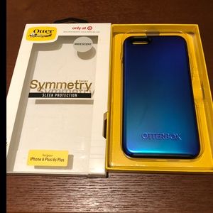Iridescent blue Otterbox symmetry iPhone 6/6S plus